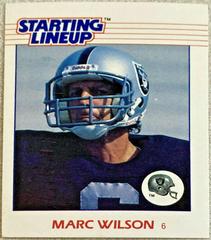 Marc Wilson Football Cards 1988 Kenner Starting Lineup Prices