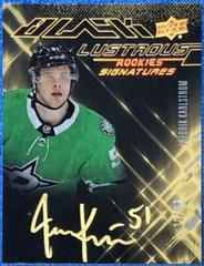 Fredrik Karlstrom [Gold] #LS-FK Hockey Cards 2022 SPx UD Black Lustrous Rookie Signatures Prices