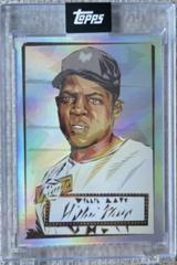 Willie Mays [Pearl] Baseball Cards 2022 Topps X Naturel 1952 Encased Art Prices