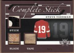 Steve Yzerman [Pewter] Hockey Cards 2021 Leaf Lumber Complete Stick Prices