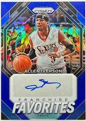 Allen Iverson [Blue Prizm] #6 Basketball Cards 2023 Panini Prizm Franchise Favorites Signature Prices