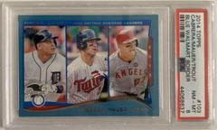 Joe Mauer, Miguel Cabrera, Mike Trout [Blue Walmart Border] Baseball Cards 2014 Topps Prices