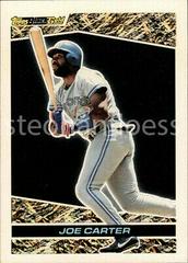 Joe Carter #26 Baseball Cards 1993 Topps Black Gold Prices