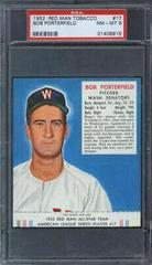 Bob Porterfield #17 Baseball Cards 1952 Red Man Tobacco Prices