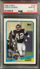 Curtis Adams Football Cards 1988 Topps Prices
