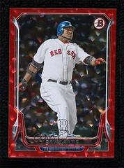 David Ortiz [Red Ice] #208 Baseball Cards 2014 Bowman Prices