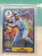 Bo Jackson [Blue] #T87C-33 Baseball Cards 2022 Topps Silver Pack 1987 Chrome Prices