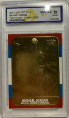 Michael Jordan ['86 Rookie Card] Basketball Cards 1998 Fleer 23KT Gold Prices