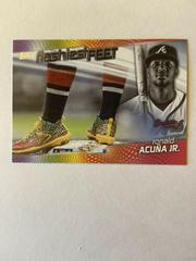 Ronald Acuna Jr. #FF-5 Baseball Cards 2022 Topps Flashiest Feet Prices