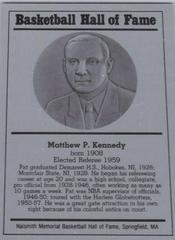 Matthew Kennedy Basketball Cards 1986 Hall of Fame Metallic Prices