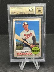 Manny Machado #MM Baseball Cards 2017 Topps Heritage Real One Autographs Prices