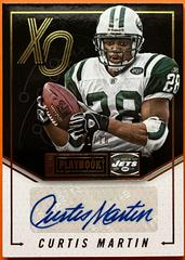Curtis Martin [Gold] #XO-CM Football Cards 2016 Panini Playbook X's and O's Signatures Prices
