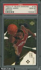 LeBron James [Bronze] Basketball Cards 2003 Upper Deck Black Diamond Prices