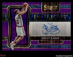 Brent Barry [Purple Pulsar] Basketball Cards 2021 Panini Select In Flight Signatures Prices