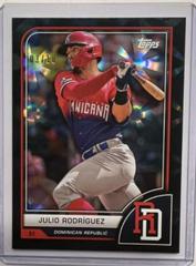 Julio Rodriguez [SP Variation Black Difractor] #59 Baseball Cards 2023 Topps World Classic Prices
