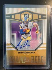Ben Skowronek [Autograph] Football Cards 2022 Panini Donruss Champ is Here Prices