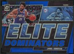 Joel Embiid [Blue] #3 Basketball Cards 2019 Panini Donruss Optic Elite Dominators Prices