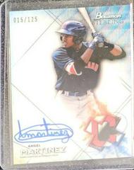 Angel Martinez [Wave Refractor] #BSPA-AMA Baseball Cards 2021 Bowman Sterling Prospect Autographs Prices