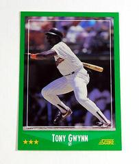 Tony Gwynn #385 Baseball Cards 1988 Score Glossy Prices