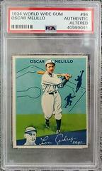 Oscar Melillo #94 Baseball Cards 1934 World Wide Gum Prices