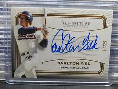 Carlton Fisk Baseball Cards 2023 Topps Definitive Legendary Autograph Collection Prices