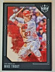 Mike Trout [Blue Frame] Baseball Cards 2020 Panini Diamond Kings Prices