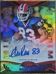 Andre Reed [Red] Football Cards 2019 Panini Certified Mirror Signatures Prices