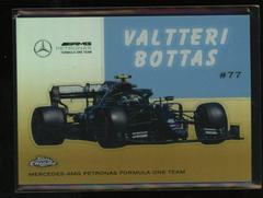 Valtteri Bottas [Gold] #54W-1 Racing Cards 2020 Topps Chrome Formula 1 1954 World on Wheels Prices