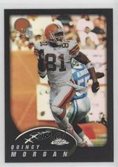Quincy Morgan [Black Refractor] Football Cards 2002 Topps Chrome Prices