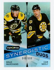Brad Marchand, Cam Neely Hockey Cards 2022 Upper Deck Synergy Synergistic Duos Star Legend Prices