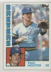 Paul Molitor #60 Baseball Cards 1984 Topps Prices