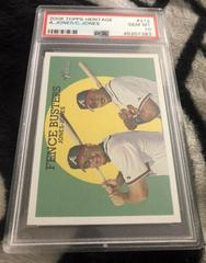 A. Jones, C. Jones #212 Baseball Cards 2008 Topps Heritage Prices