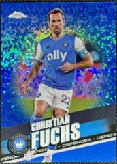Christian Fuchs [Blue Mini Diamond] Soccer Cards 2022 Topps Chrome MLS Prices