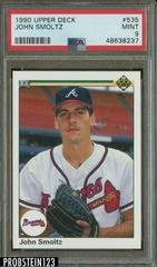 John Smoltz #535 Baseball Cards 1990 Upper Deck Prices