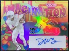 Dontayvion Wicks #VI-DW1 Football Cards 2023 Leaf Vivid Autographs Imagination Prices
