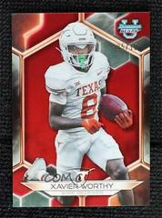 Xavier Worthy [Red] #16 Football Cards 2023 Bowman's Best University Prices