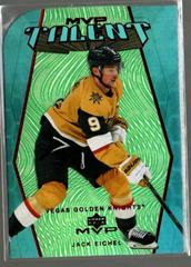 Jack Eichel [Green] #MT-78 Hockey Cards 2023 Upper Deck MVP Colors & Contours Prices