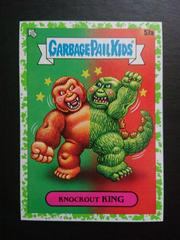 Knockout King [Green] #57a Garbage Pail Kids Intergoolactic Mayhem Prices