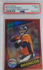 Peyton Manning [Red Border] Football Cards 2015 Topps 60th Anniversary Prices