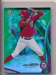 Juan Soto [Green] #TP-JS Baseball Cards 2017 Bowman Platinum Top Prospects Prices