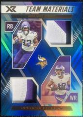 Dalvin Cook, Justin Jefferson [Blue] #TM-16 Football Cards 2022 Panini XR Team Materials Prices