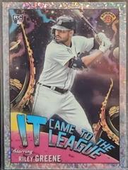 Riley Greene [Mini-Diamond] Baseball Cards 2023 Bowman Chrome It Came to the League Prices