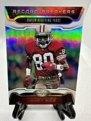 Jerry Rice Football Cards 2019 Panini Certified Record Breakers Prices