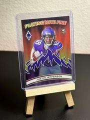 Justin Jefferson [Purple] #PWF-5 Football Cards 2023 Panini Phoenix Playing with Fire Prices