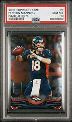 Peyton Manning [Blue Jersey] #1 Football Cards 2013 Topps Chrome Prices