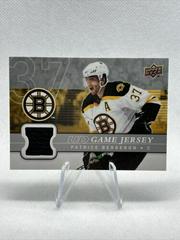 Patrice Bergeron Hockey Cards 2008 Upper Deck Game Jersey Prices