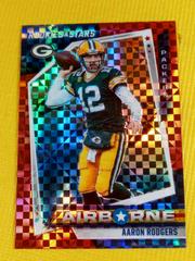 Aaron Rodgers [Red Plaid] #AB7 Football Cards 2021 Panini Rookies and Stars Airborne Prices
