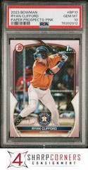 Ryan Clifford [Pink] Baseball Cards 2023 Bowman Paper Prospects Prices