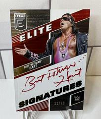 Bret Hit Man Hart [Red] Wrestling Cards 2023 Donruss Elite WWE Elite Signature Prices