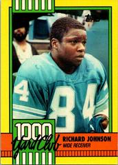 Richard Johnson Football Cards 1990 Topps 1000 Yard Club Prices